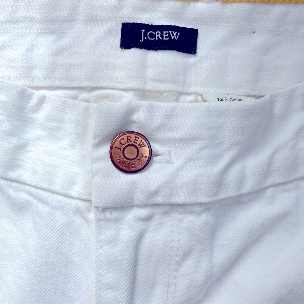 J. Crew Denim White Jeans